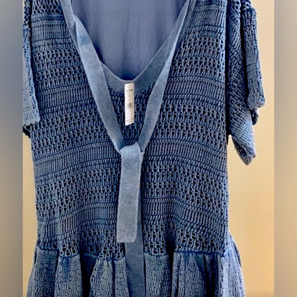 Free People Unique Crocheted Cotton Mini - Picture 8 of 13